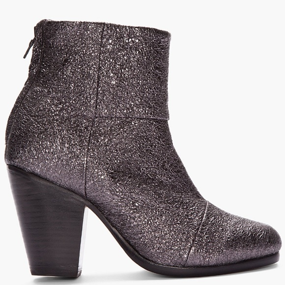 rag and bone metallic boots